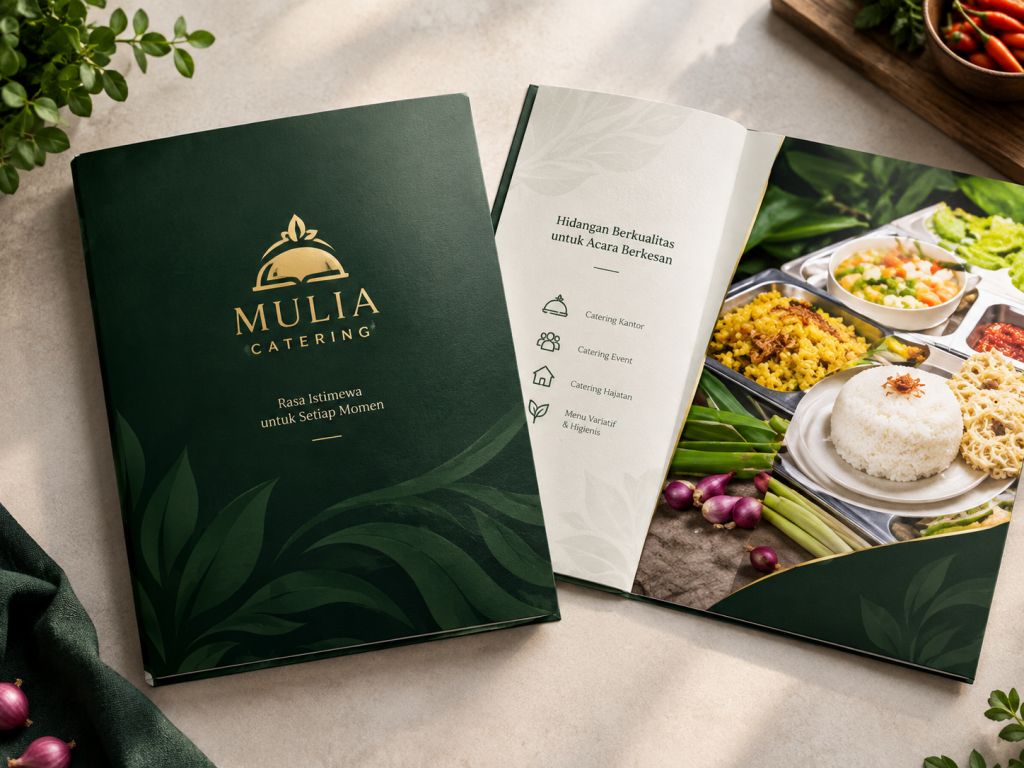 Corporate Identity dan Stationery Mulia Catering