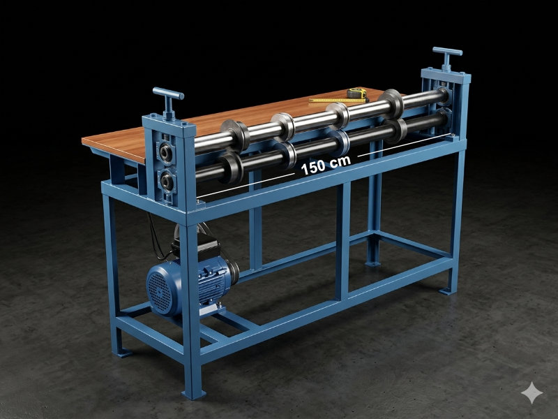 Slitter 150cm — 2 Set Potong + 2 Set Creasing