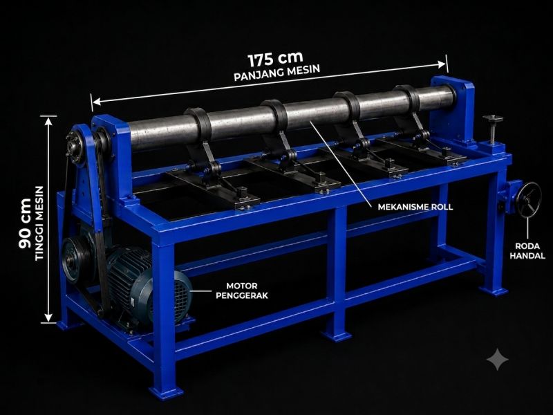 Slotter 175cm — Gearbox, 4 Set Cowak